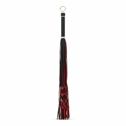 Fetish Collection Flogger 64 cm czerwono-czarny z rączką PU