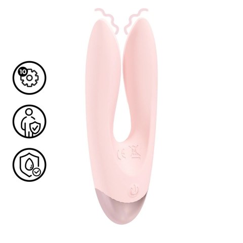 Loveline Amour Paris Dual Motor System Rożowy Silikonowy