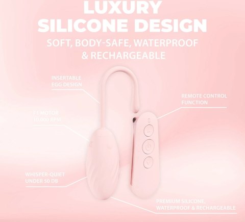 Loveline Felicite Paris Egg - Model rożowy, 10 trybow, silikon
