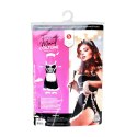 Obsessive French Maid Kostium S/M Czarny z Akcesoriami
