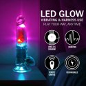 RealRock LED Wibrujący Model Prostoliniowy z Kulami 18 cm Transparentny
