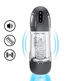 Shots SonicPull Gun Metal - System prożniowy z wibracjami i dźwiękiem