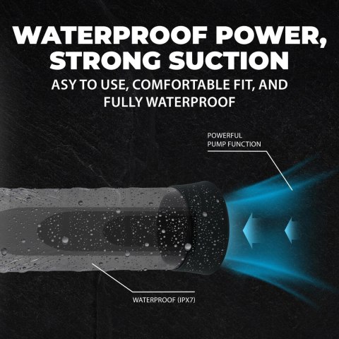 CyberPulse Automatyczna Pompa Wodoodporna System Powiększania Czarna