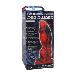 Fantasy Fuckers Red Raider model silikonowy czerwono-czarny XL