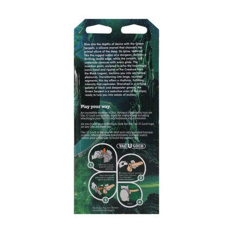 Fantasy Fuckers Serpiente Verde - model anatomiczny, silikon, zielony