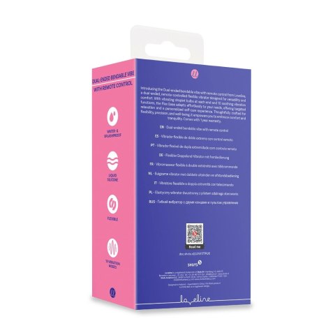 Loveline FlexiVibe Fioletowy - Podwojny Model Zdalnie Sterowany