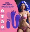 Loveline FlexiVibe Fioletowy - Podwojny Model Zdalnie Sterowany