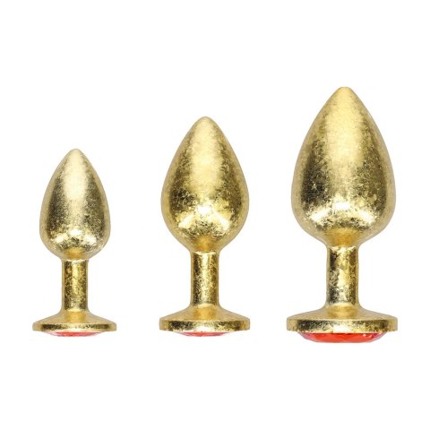 Ouch! Paris Collection Zestaw Metalowych Korkow Anatomicznych Złoty 3 szt.