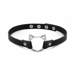 Bedroom Fantasies Kitty Choker Black - Pasek Dekoracyjny z Motywem Kota