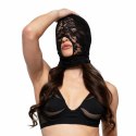 Bedroom Fantasies Mask Lace Black - Model z Otworem na Usta