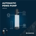 Boners Automatic Power Pump z funkcją maszyny intymnej, przezroczysta