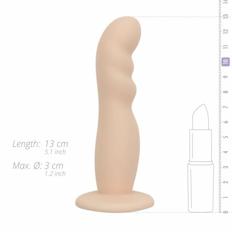 EasyToys Zestaw z uprzężą i modelem anatomicznym silikonowym czarny