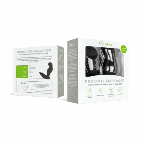 Sway Prostate Model Black - Wibrujący masażer z pilotem bezprzewodowym