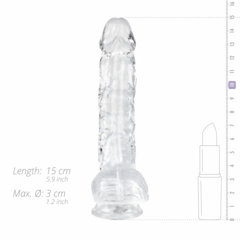 You2Toys Jelly z przyssawką przezroczysty 13,5 cm