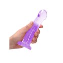 RealRock Crystal Clear 17 cm - model z przyssawką, transparentny