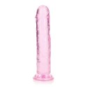 RealRock Crystal Clear 20 cm - model z przyssawką, przezroczysty