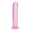 RealRock Crystal Clear 23 cm - Model z Przyssawką, Transparentny