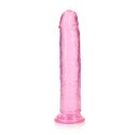 RealRock Crystal Clear 23 cm - Model z Przyssawką, Transparentny