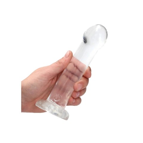 RealRock Crystal Clear Model 17 cm z przyssawką - transparentny