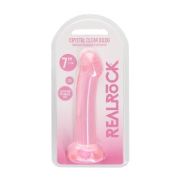 RealRock Crystal Clear model 17 cm z przyssawką - przezroczysty