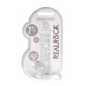 RealRock Crystal Clear model 19 cm z przyssawką - transparentny