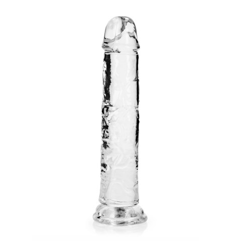 RealRock Crystal Clear model 20 cm z mocną przyssawką - przezroczysty