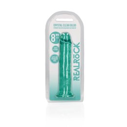 RealRock Crystal Clear model 20 cm z przyssawką - transparentny