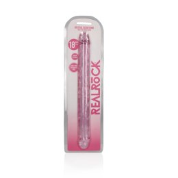 RealRock Crystal Clear model podwojny 45 cm - transparentny