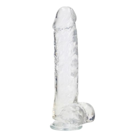 RealRock Crystal Clear model z anatomicznymi detalami 25,4 cm