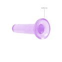 RealRock Crystal Clear model z przyssawką 13,5 cm - przezroczysty