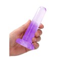 RealRock Crystal Clear model z przyssawką 13,5 cm - przezroczysty