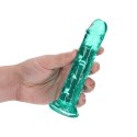 RealRock Crystal Clear model z przyssawką 14,5 cm, transparentny