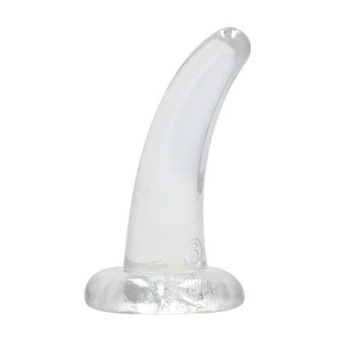 RealRock Crystal Clear model zakrzywiony 11,5 cm z przyssawką