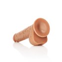 RealRock Model Prosty z Przyssawką 25,5 cm, Anatomiczny Kształt