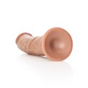 RealRock Zakrzywiony model anatomiczny z przyssawką 25,5 cm, beżowy