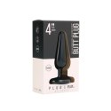 EasyToys Plug anatomiczny 10 cm z mocną przyssawką czarny