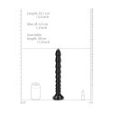 OUCH! Anal Snake 30 cm - elastyczny model z wypustkami, przyssawka