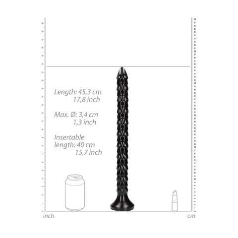 OUCH! Anal Snake 40 cm - elastyczny model z łuskowatą teksturą