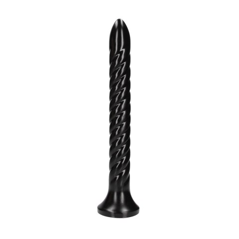 Ouch! Model Anal Snake 30 cm drobno prążkowany - elastyczny z przyssawką