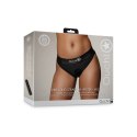Ouch! Vibrating Strap-On Hipster M/L - Majtki z wibracją i koronką