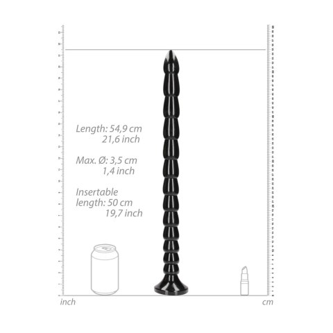 Ouch! Wąż intymny z wypustkami 50 cm elastyczny z przyssawką