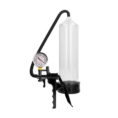 Pumped by Shots Elite - pompa prożniowa z wskaźnikiem ciśnienia, 23 cm