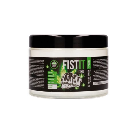 Shots Fist It Lubrykant na bazie wody z CBD 500 ml, bezbarwny