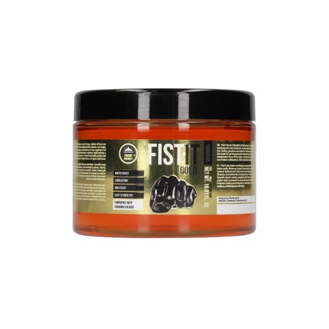 Shots Fist It Żel intymny na bazie wody, złoty, 500 ml
