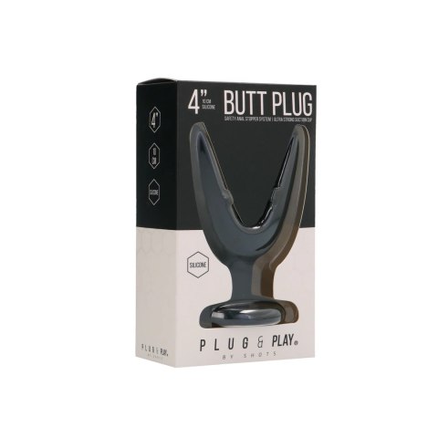 Shots Plug & Play model podwojny, elastyczny korek analny 10 cm