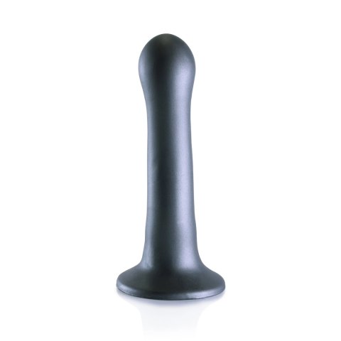 Ouch! Curvy G-Spot silikonowy model ultra miękki 17 cm metaliczny
