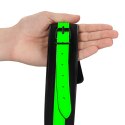 Ouch! Glow in the Dark - Kajdanki Rękawy Fluorescencyjne Regulowane