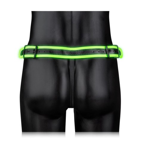 Ouch! Glow in the Dark - majtki z klamrą L/XL, świecące, regulowane