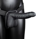 Ouch! Hollow Strap-On Żebrowany model z paskiem 21 cm anatomiczny