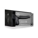 Ouch! Hollow Strap-On Żebrowany model z paskiem 21 cm anatomiczny